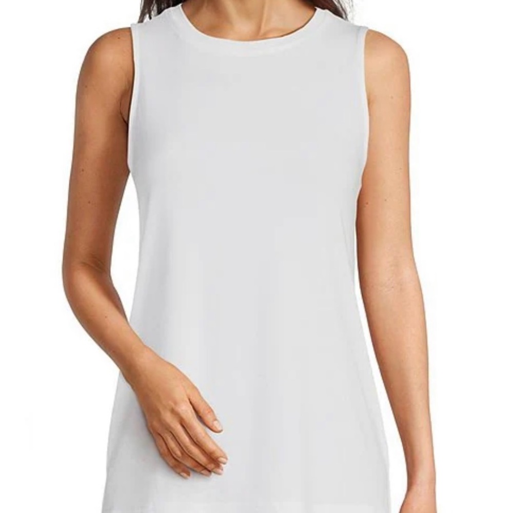 Ali Miles White Tank Top